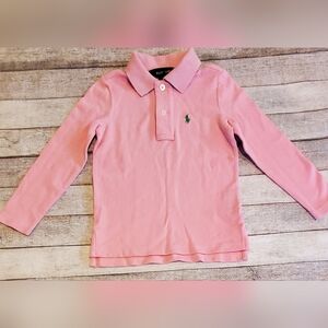 Polo Ralph Lauren Pink Polo Shirt Girls Size 3 3T
